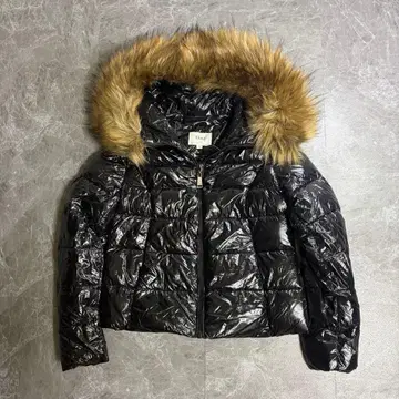 y2k 00s archive 광택 퍼 자켓 충전솜 반질반질 트렌드