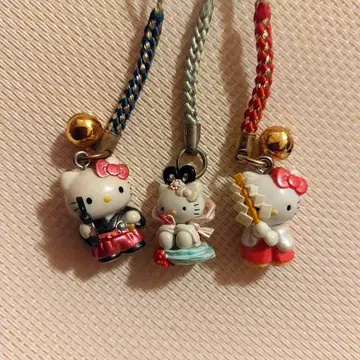 헬로키티 지역 한정 스트랩 3개 세트