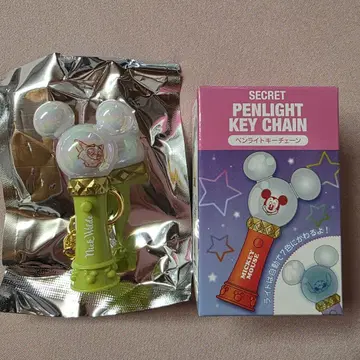 디즈니 스토어 시크릿 응원봉 키체인 닉