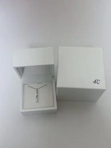 4C 실버 펜던트 목걸이