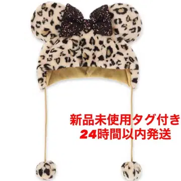 디즈니 레오파드 무늬 팬캡