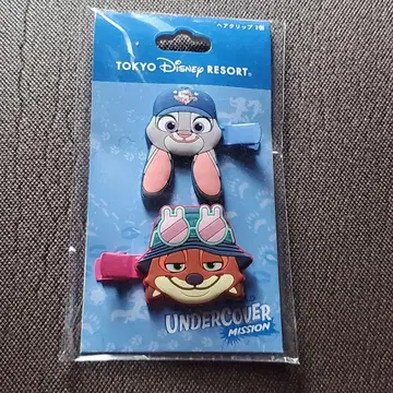 주토피아 2 헤어 클립 2개 디즈니 리조트 한정판