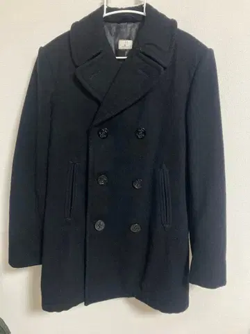 80s 네이비 피코트 36L