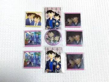 명탐정 코난 캔뱃지 9개 세트 신이치 란