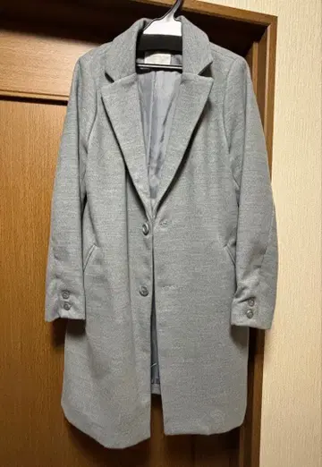 ehka sopo 그레이 롱 코트 M