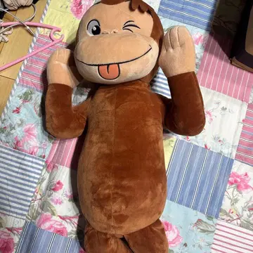 호기심 많은 조지 봉제 인형 약 60cm