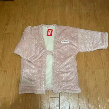 호카론 핑크 한텐 케이블 무늬 룸웨어 보아