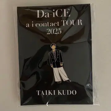 Da-iCE 쿠도 타이키 핀 배지