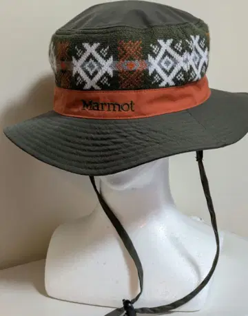 Marmot 아웃도어 햇 기하학 패턴