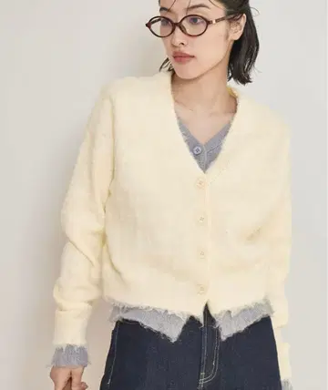 미에트 레이어드 스타일 V넥 가디건