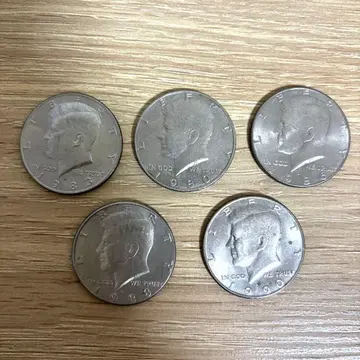 케네디 하프 달러 5개