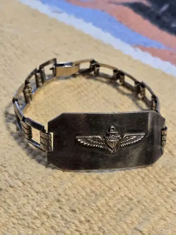 USN U.S.NAVY 빈티지 팔찌 ID 팔찌