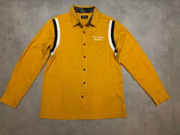 Subciety 머스타드 긴팔 셔츠