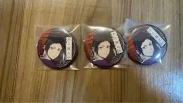 문호 스트레이독스 하나야시키 캔뱃지 아쿠타가와 류노스케 3개 세트