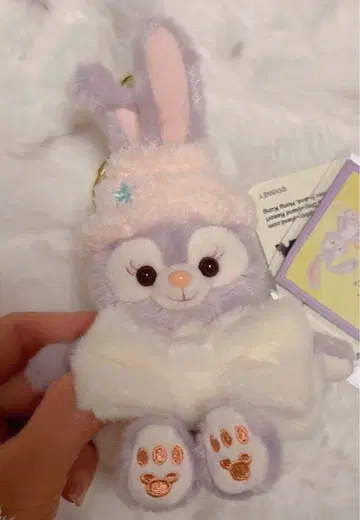 66 홍콩 디즈니 겨울 리본 스텔라루 키체인