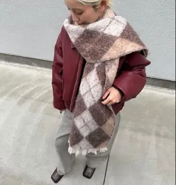 새상품 SeaRoomlynn TMG LIMITED ARGYLE 머플러