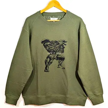 graniph x 유유백서 토구로 형제 맨투맨 XL 사이즈 카키