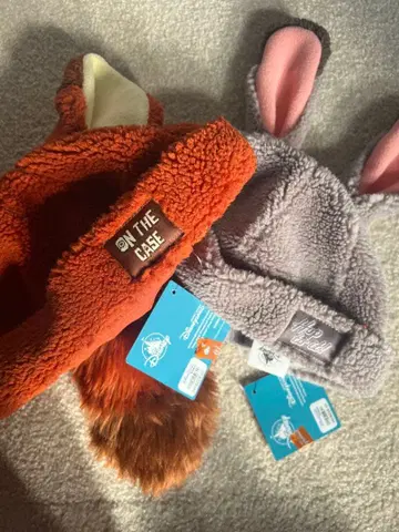 택 포함 새상품 주토피아 팬캡 닉 주디 홍콩 디즈니 모자