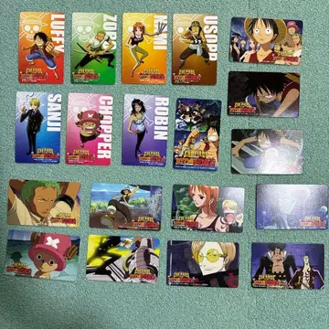 극장판 원피스 카라쿠리 성의 메카 거병 19장 세트