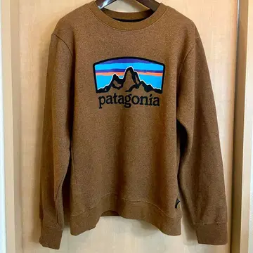 patagonia 브라운 맨투맨