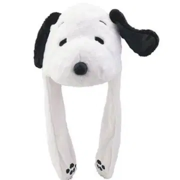 스누피 유니버셜 귀달이 플리스 모자