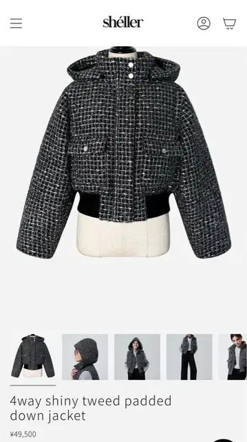 she'ller 4way down jacket