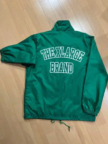XLARGE 브랜드 나일론 자켓 그린
