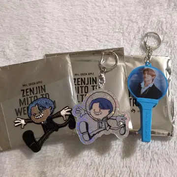 미사용 새상품 키링 와펜 2 Mrs. GREEN APPLE 미세스