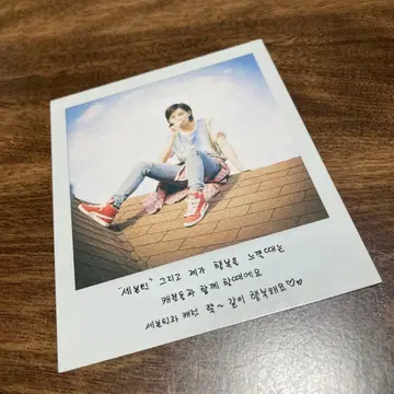 SEVENTEEN Love&letter 폴라로이드 정한