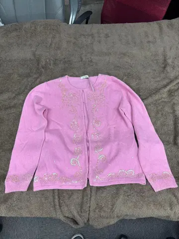 Alice 앨리스 퓨어 캐시미어 핑크 가디건