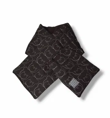 퀼팅 테디베어 x 플리스 티펫 머플러