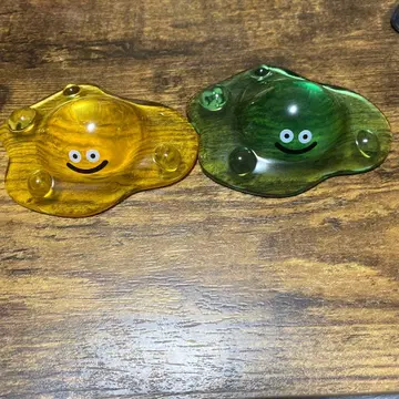 버블 슬라임 빅 클리어 피규어 2개 세트