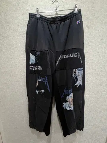 METALLICA 그래픽 스웨트 팬츠