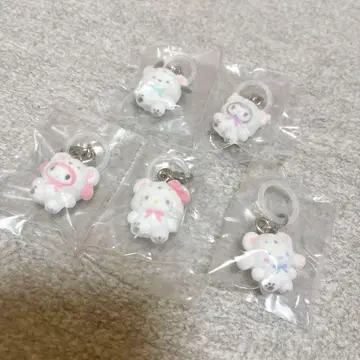 산리오 포근포근 스노우 메지루시 액세서리 세미 컴프 새상품