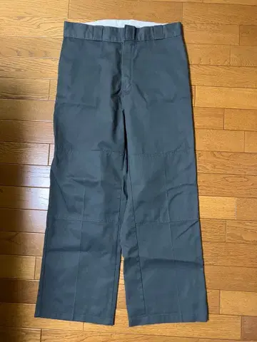 디키즈 더블니 그레이 루즈핏 워크 팬츠 32x30