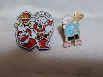 UNDERTALE 핀 배지 샌즈 파피루스 동인 굿즈