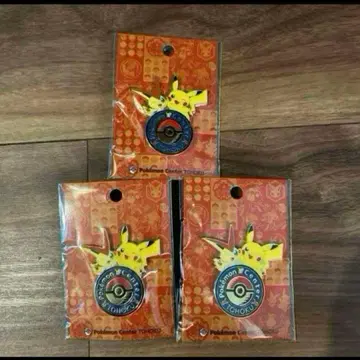 포켓몬 센터 토호쿠R 로고 핀즈 3개 피카츄 빅티니 핀 배지