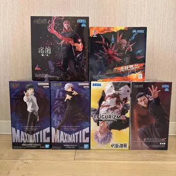 주술회전 고죠 사토루 스쿠나 이타도리 유우지 피규어 6체 세트