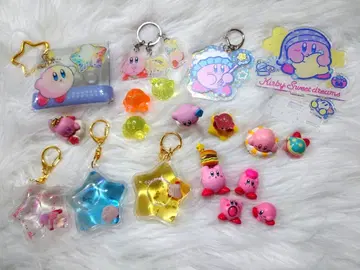 커비 아크릴 스탠드 키링 미니 피규어 세트