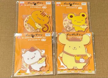 폼폼푸딩 팀 푸딩 모두 함께 산책해요 아크릴 스탠드 세트