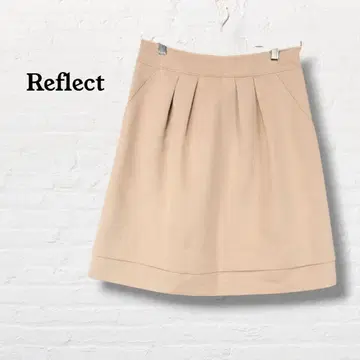 리플렉트 미디 스커트 [ 11 ] 베이지
