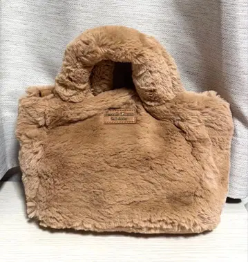 사만다 타바사 쁘띠 초이스 퍼 핸드백 베이지