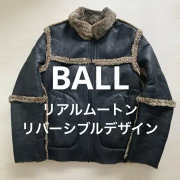 BALL BASIC 최고급 양가죽 극상 리얼 무스탕 리버서블