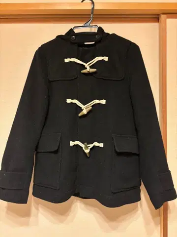 URBAN RESEARCH DOORS 블랙 더플 코트 사이즈 01