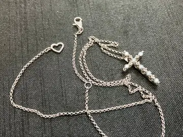 폰테 베키오 블루 계열 다이아몬드 목걸이