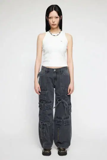 SEIRA x LAGUA POCKET DENIM 블랙