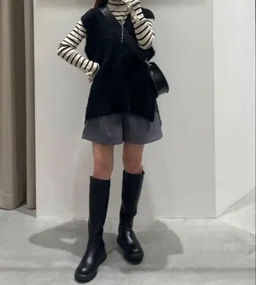 디스코트 턱 숏팬츠