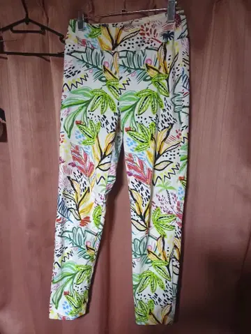 조셉 리브코프 페인트 아트 패턴 스트레치 팬츠 캐나다제