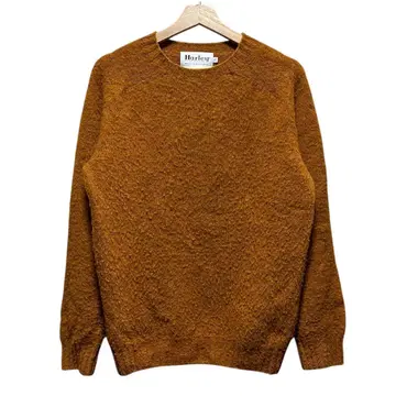 Harley 울 크루넥 스웨터 오렌지