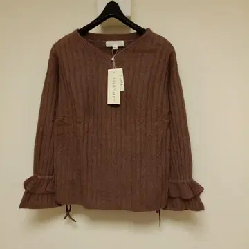 [ 택 포함 새상품 ] JILL STUART 리브 니트 긴팔